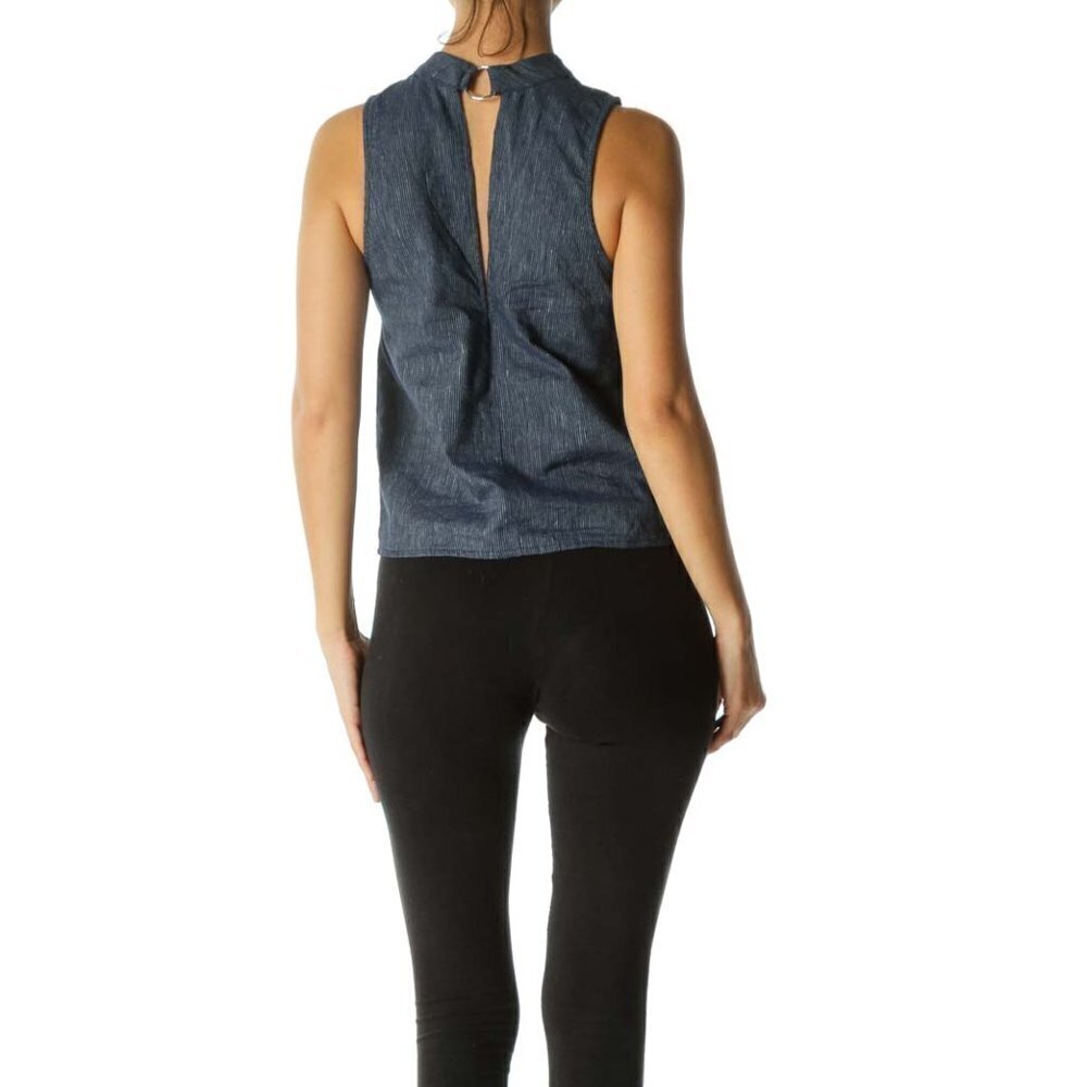 BCBGeneration Blue Tank Top - Picture 2 of 3